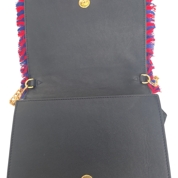 Tori BURCH Embroidered Multicolor Fringe Bag PURSE flaw - Picture 15 of 17